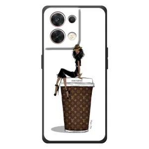 Чохли Луі Вітон для OPPO Reno 8 5G (AlphaPrint - LOUIS VUITTON) (кава LOUIS VUITTON)