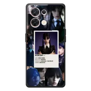 Чохли Венсдей на OPPO Reno 8 5G Уенсдей (AlphaPrint) (колаж Венздей)