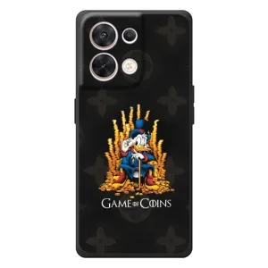 Чехлы для OPPO Reno 8 5G - Скрудж МакДак Louis Vuitton (PREMIUMPrint) (Король денег)