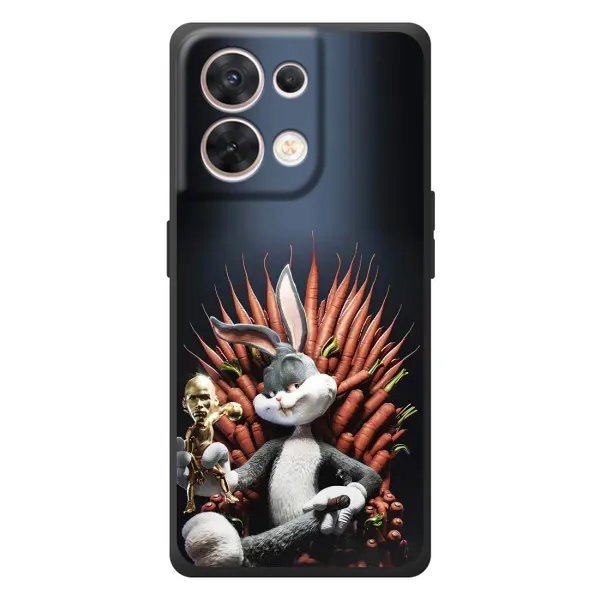 Чехол с принтом «Король Кролик» для OPPO Reno 8 5G
