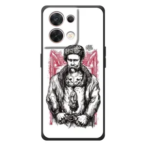 Чехлы для OPPO Reno 8 5G с принтом Тараса Шевченко (AlphaPrint) (Козак Шевченко)
