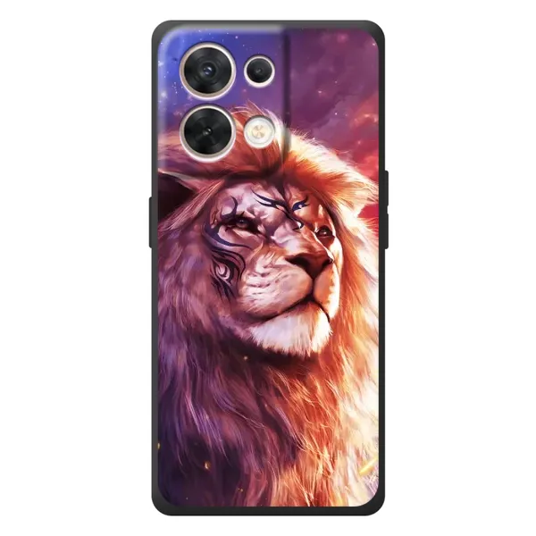 Чохол з принтом «Красочний Лев» для OPPO Reno 8 5G Чохол з принтом «Красочний Лев» для OPPO Reno 8 5G