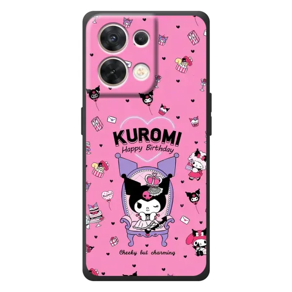 Чехол с принтом «KUROMI» для OPPO Reno 8 5G