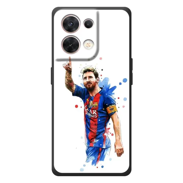 Чохол з принтом «Лео Мессі» для OPPO Reno 8 5G