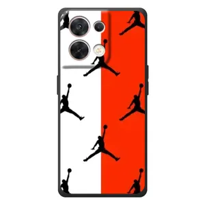 Чохли для OPPO Reno 8 5G - з картинкою JORDAN (AlphaPrint) (Лого Джордан)