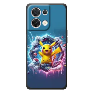 Чохол з Пікачу на OPPO Reno 8 5G (Лого Пікачу)