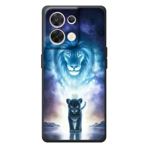 Чохол з картинкою ЛЕВ для OPPO Reno 8 5G (VPrint) (Маленький лев)