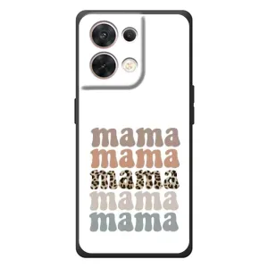 Чохли для мами на OPPO Reno 8 5G (Текстовий колаж мама)