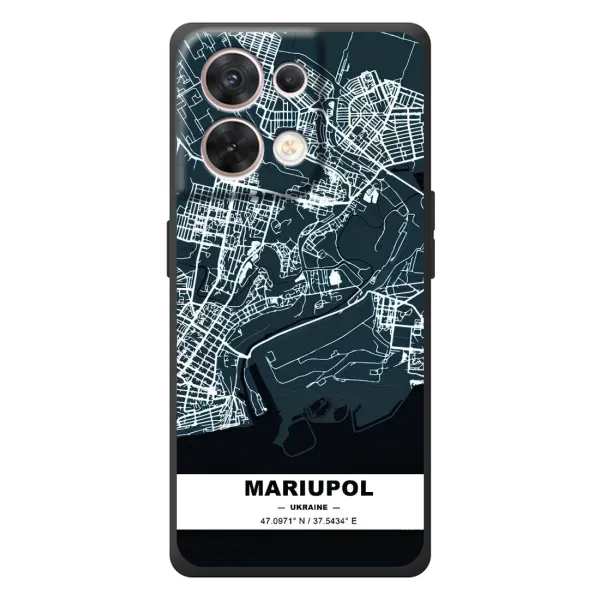 Чохол з принтом «Маріуполь» для OPPO Reno 8 5G