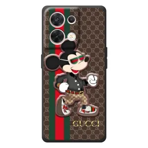 Чохли  GUCCI для ОППО Рено 8 5G (AlphaPrint) (Маус Гуччі)