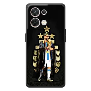 Чохли для OPPO Reno 8 5G (Leo чемпіон) (AlphaPrint) (Мессі Король)