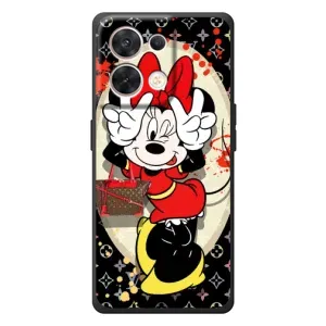 Чехол Disney Mouse OPPO Reno 8 5G (PREMIUMPrint) (Минни peace)