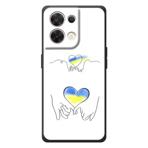 Чохол для Патріота України OPPO Reno 8 5G - (AlphaPrint) (Мир Україні)