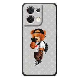 Брендновые Чехлы для OPPO Reno 8 5G - (PREMIUMPrint) (Мишка Луи)