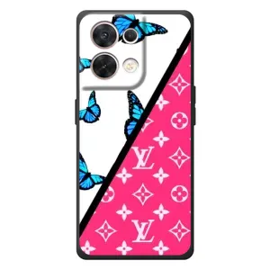 Брендновые Чехлы для OPPO Reno 8 5G - (PREMIUMPrint) (Мода LV)