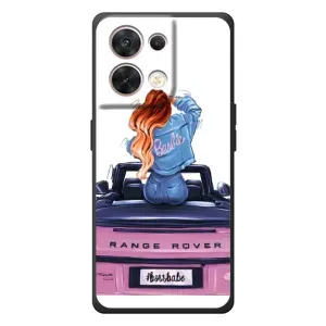 Чехол с печатью для OPPO Reno 8 5G - (Мода) (AlphaPrint) (На машине)