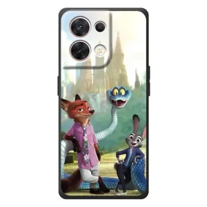 Чохол Зоотрополіс на OPPO Reno 8 5G (Герої мультфільму Зоотрополіс)