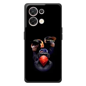 Чохол з Мавпами OPPO Reno 8 5G - (AlphaPrint) (Три мавпи)