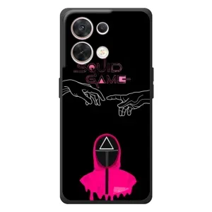 Чохол Гра в кальмара для OPPO Reno 8 5G (Мінімалізм Гра кальмара)