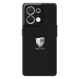 Чехол Майнкрафт на OPPO Reno 8 5G (AlphaPrint) Minecraft (Овечка Майнкрафт)