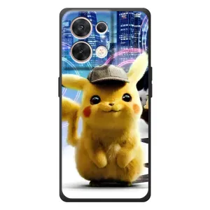 Чохол з Пікачу на OPPO Reno 8 5G (Пікачу в місті)