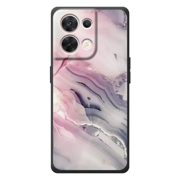 Чехол с принтом «Пурпурный Мрамор» для OPPO Reno 8 5G Чехол с принтом «Пурпурный Мрамор» для OPPO Reno 8 5G