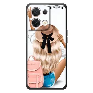 Чехол с печатью для OPPO Reno 8 5G - (Мода) (AlphaPrint) (Путешествие)