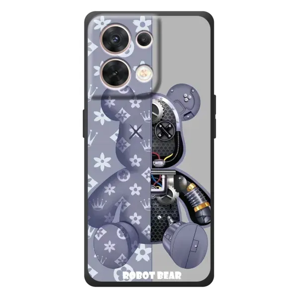 Чохол з принтом «Робот Медведик» для OPPO Reno 8 5G Чохол з принтом «Робот Медведик» для OPPO Reno 8 5G
