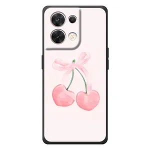 Чохол з розовим принтом для OPPO Reno 8 5G (Рожеві вишні)