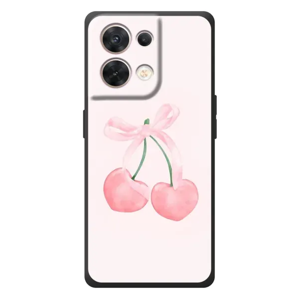 Чохол з принтом «Рожеві вишні» для OPPO Reno 8 5G Чохол з принтом «Рожеві вишні» для OPPO Reno 8 5G