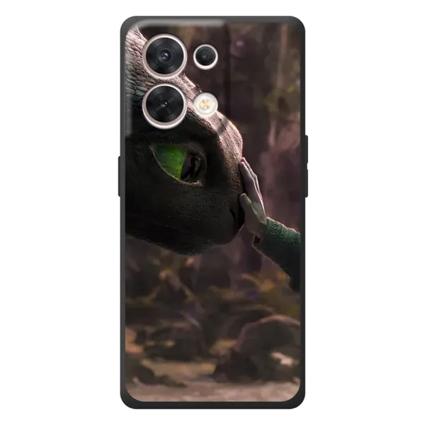 Чехол с принтом «Сцена с драконом» для OPPO Reno 8 5G Чехол с принтом «Сцена с драконом» для OPPO Reno 8 5G