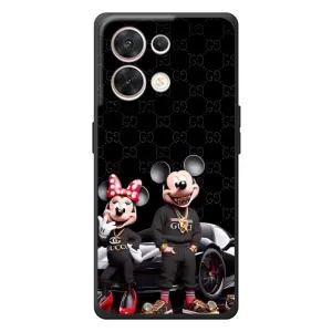 Чехол Disney Mouse OPPO Reno 8 5G (PREMIUMPrint) (Семья Маусов)
