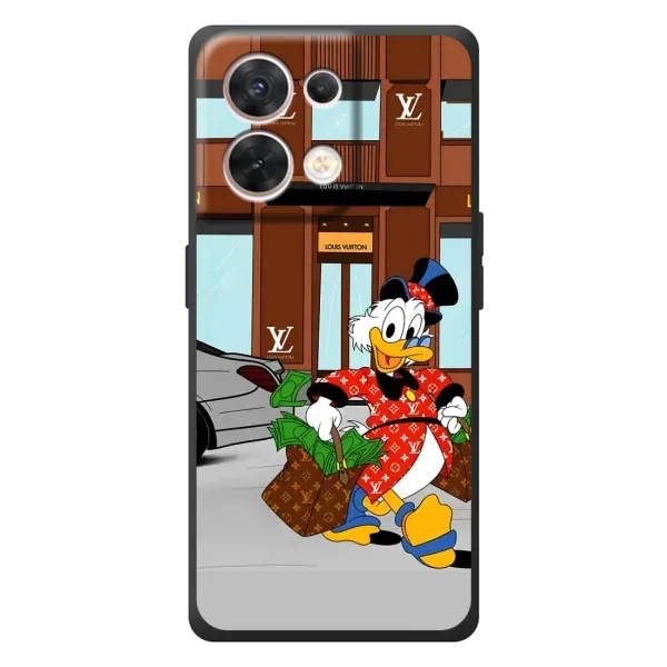 Чохол з принтом «Скрудж ЛВ» для OPPO Reno 8 5G