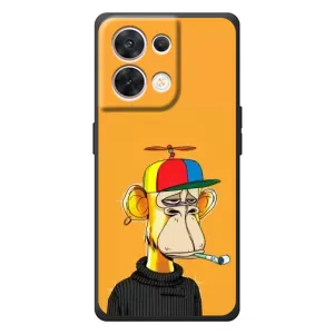 Чохли з Мавпами NFT для OPPO Reno 8 5G (AlphaPrint) (Нудна мавпа NFT)