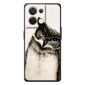 Чохол з пташками на OPPO Reno 8 5G (VPrint) (Сова)