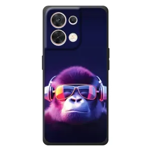 Чохол з Мавпами OPPO Reno 8 5G - (AlphaPrint) (Стильна мавпа)
