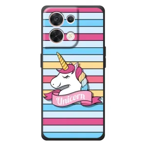 Чохол для ОППО Рено 8 5G - (Єдинорожки - Новинки) (AlphaPrint) (Unicorn)