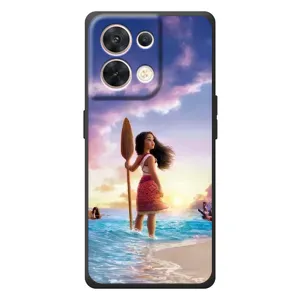 Чохол з мультфільмом Ваяна OPPO Reno 8 5G (Моана з веслом)