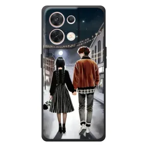 Чохол з дизайном Венздей 2 на OPPO Reno 8 5G (Венздей та Тайлер)