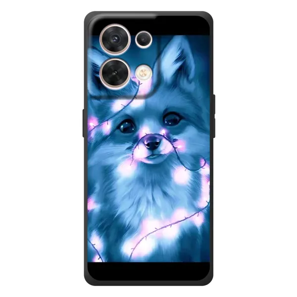 Чохол з принтом «Яскрава лисичка» для OPPO Reno 8 5G
