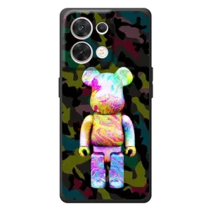 Чехлы для OPPO Reno 8 5G - Bearbrick Louis Vuitton (PREMIUMPrint) (Яркий Bearbrick)