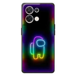 Чехол Амонг Ас для OPPO Reno 8 5G (AlphaPrint) (Яркий скин)