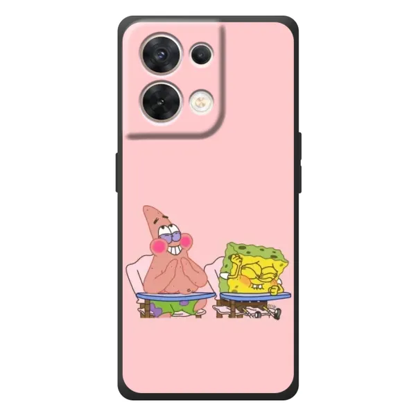 Чохол з принтом «За партою» для OPPO Reno 8 5G