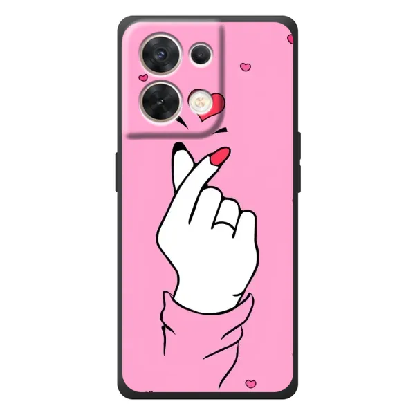 Чохол з принтом «Знак Love» для OPPO Reno 8 5G Чохол з принтом «Знак Love» для OPPO Reno 8 5G