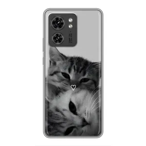 Чехол с рисунком кот на OPPO Reno 8 Pro 5G (Пара котов)