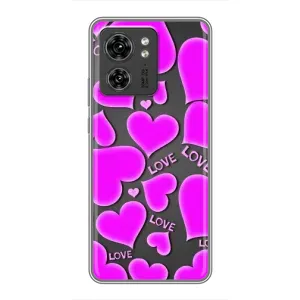 Чехлы для любимой на ОППО Рено 8 Про 5G (VPrint) (Pink hearts)