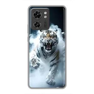 Чехол с картинкой «Хищники» для OPPO Reno 8 Pro 5G (Белый тигр в дыму)