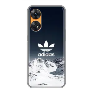Чехлы Адидас для Oppo Reno 8T (AlphaPrint) (Адидас в горах)