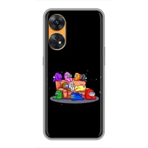 Чехол Амонг Ас для Oppo Reno 8T (AlphaPrint)