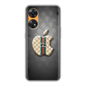 Чохли  GUCCI для OPPO Reno 8Т (AlphaPrint) (Apple gucci)